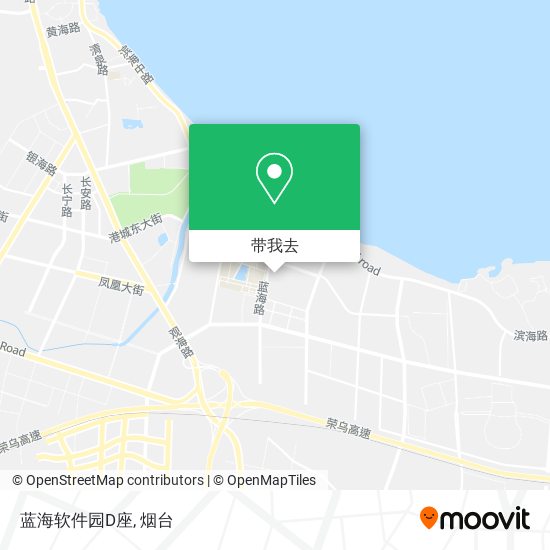 蓝海软件园D座地图