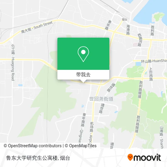 鲁东大学研究生公寓楼地图