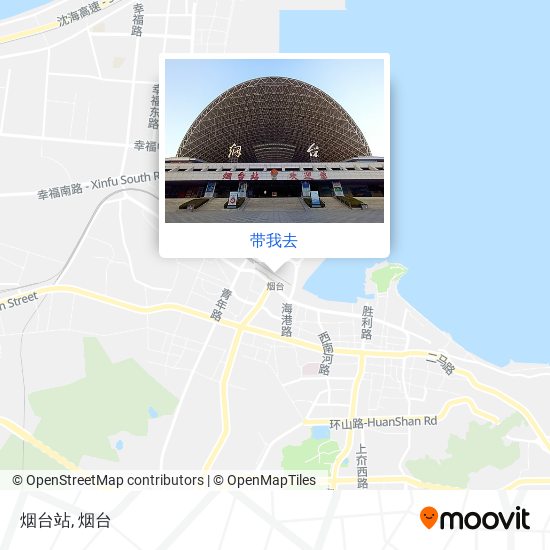 烟台站地图