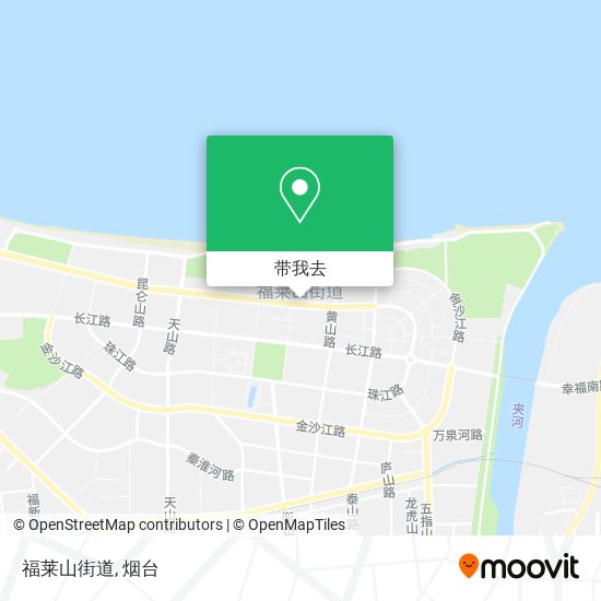 福莱山街道地图