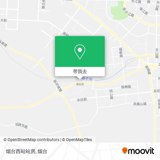 烟台西站站房地图