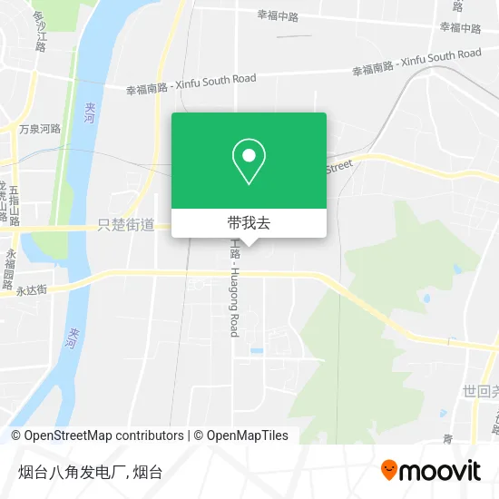烟台八角发电厂地图
