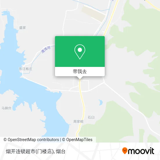 烟开连锁超市(门楼店)地图