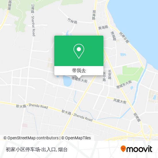 初家小区停车场-出入口地图