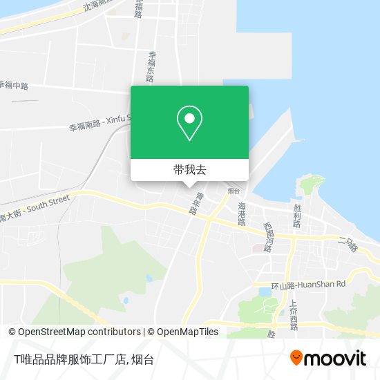 T唯品品牌服饰工厂店地图