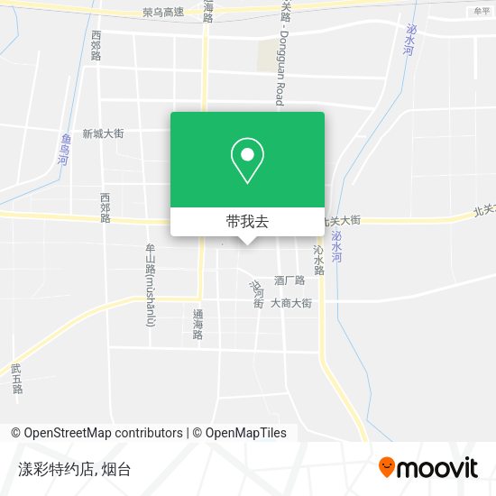 漾彩特约店地图