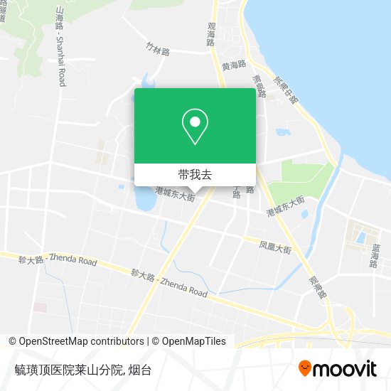 毓璜顶医院莱山分院地图