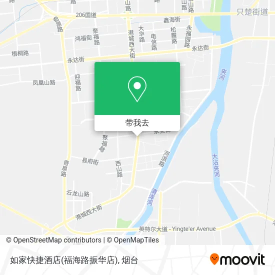 如家快捷酒店(福海路振华店)地图
