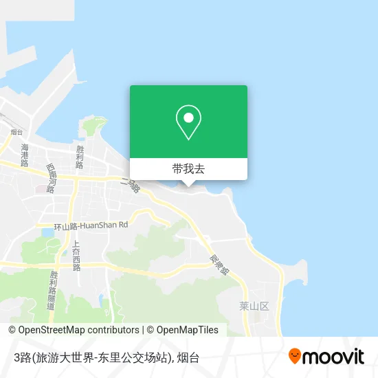 3路(旅游大世界-东里公交场站)地图