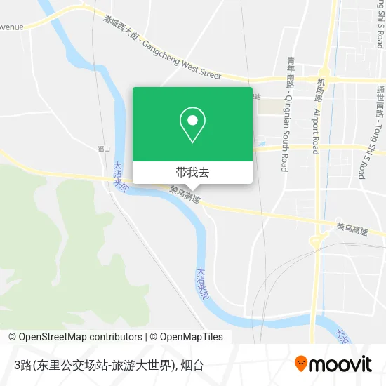 3路(东里公交场站-旅游大世界)地图