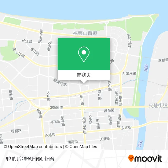 鸭爪爪特色Hi锅地图