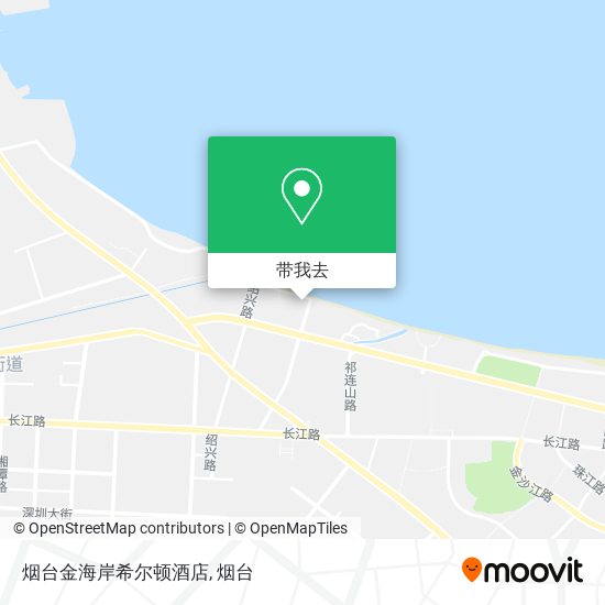烟台金海岸希尔顿酒店地图