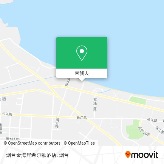 烟台金海岸希尔顿酒店地图