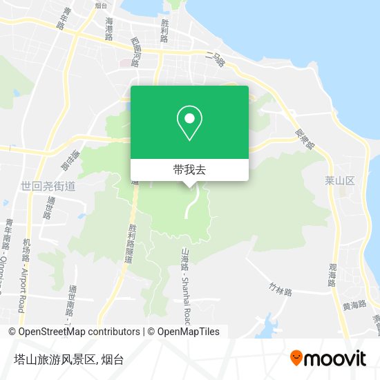 塔山旅游风景区地图