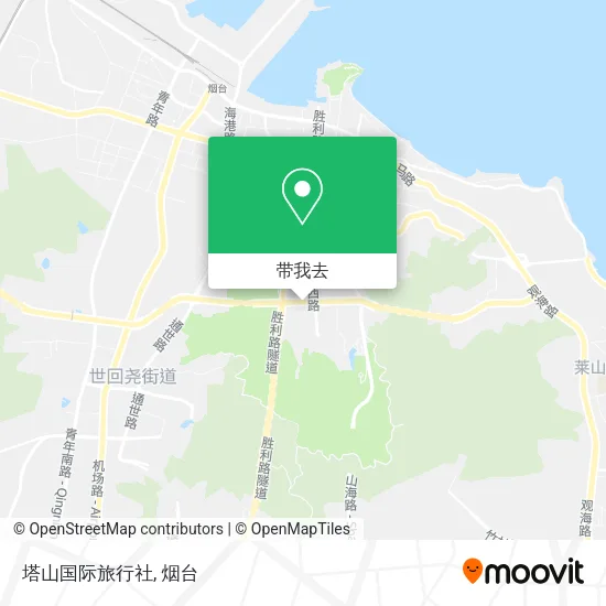 塔山国际旅行社地图