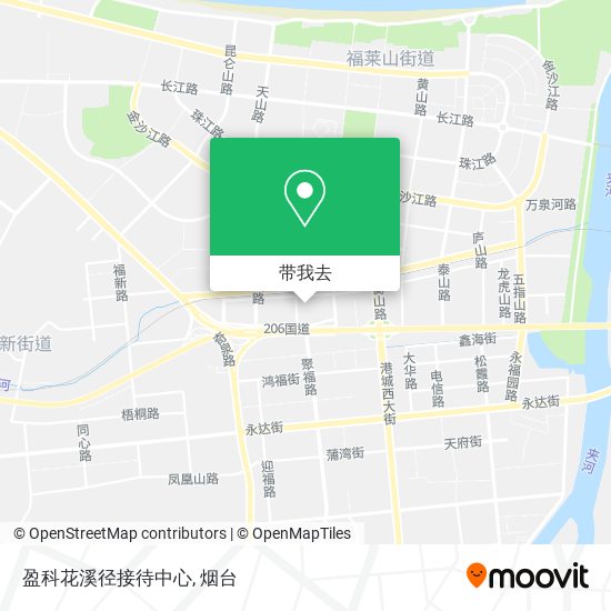 盈科花溪径接待中心地图