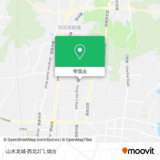 山水龙城-西北2门地图
