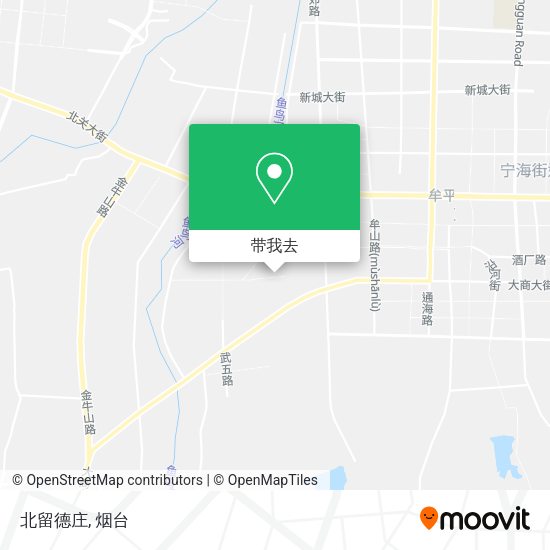 北留德庄地图