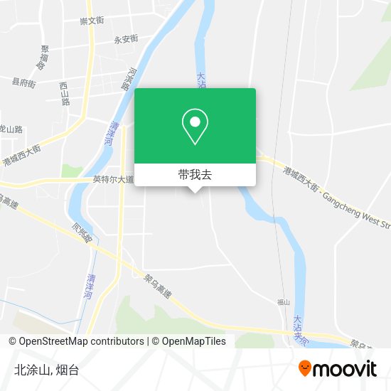 北涂山地图