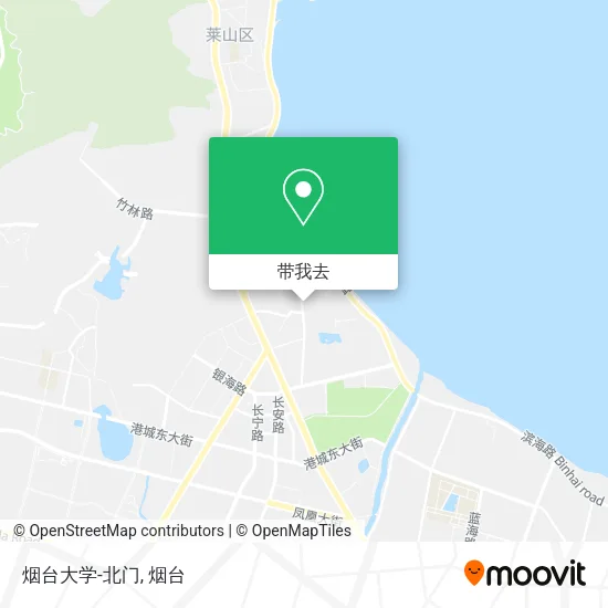 烟台大学-北门地图