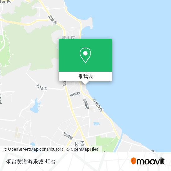 烟台黄海游乐城地图