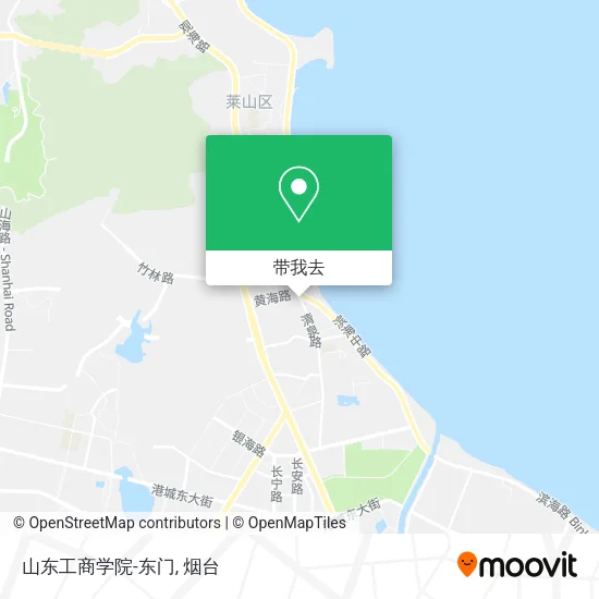 山东工商学院-东门地图