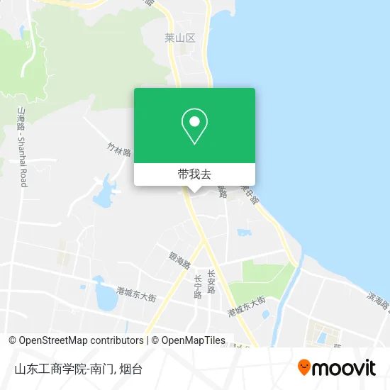 山东工商学院-南门地图