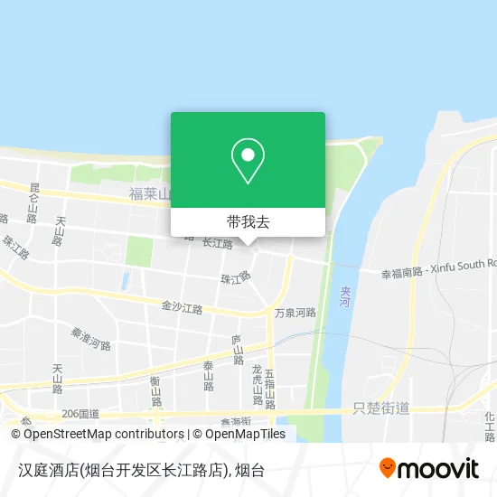 汉庭酒店(烟台开发区长江路店)地图