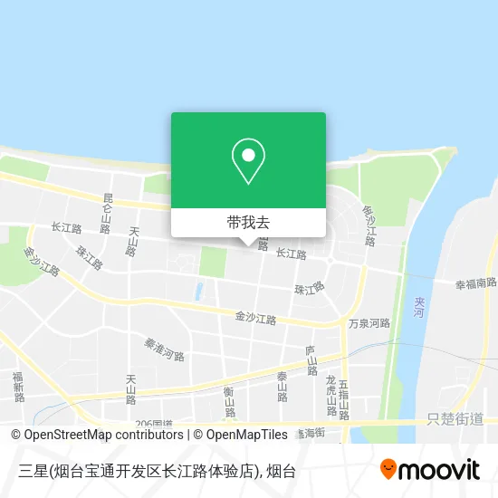 三星(烟台宝通开发区长江路体验店)地图