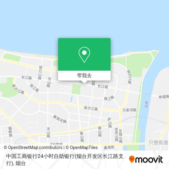 中国工商银行24小时自助银行(烟台开发区长江路支行)地图