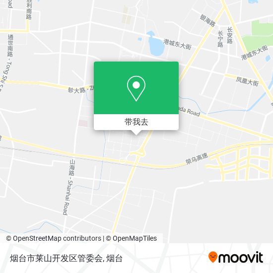 烟台市莱山开发区管委会地图