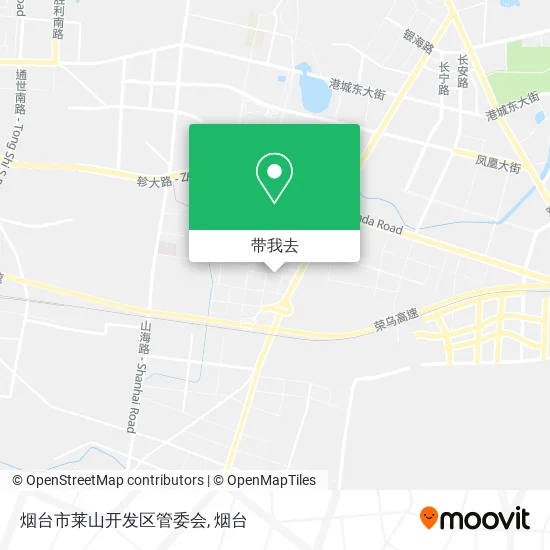 烟台市莱山开发区管委会地图