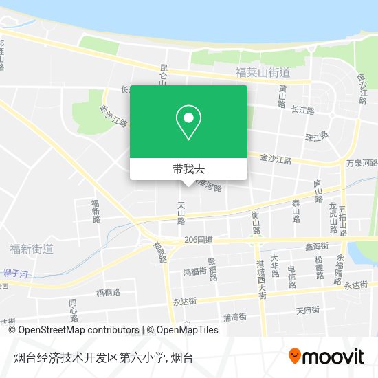 烟台经济技术开发区第六小学地图