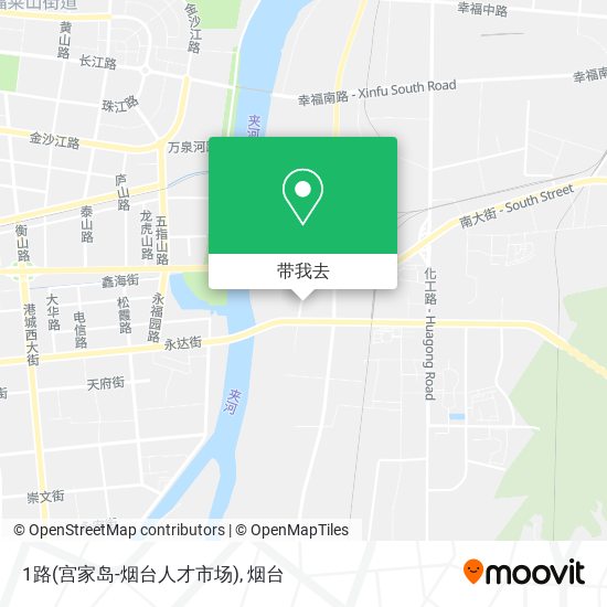 1路(宫家岛-烟台人才市场)地图