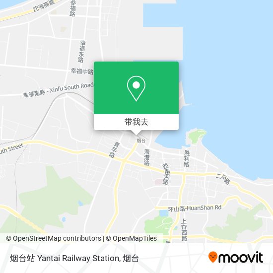 烟台站 Yantai Railway Station地图