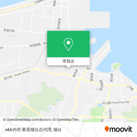 a&b内衣·家居烟台总代理地图