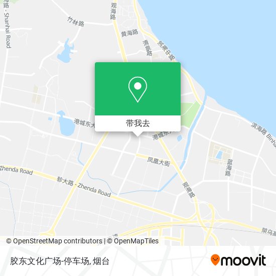 胶东文化广场-停车场地图