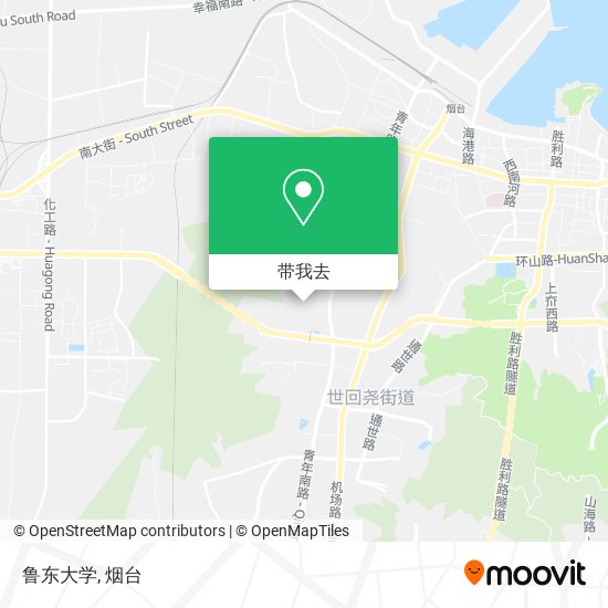 鲁东大学地图