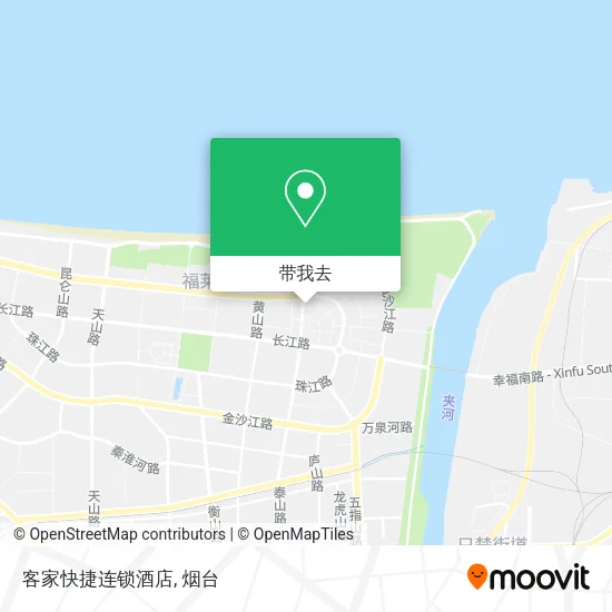 客家快捷连锁酒店地图