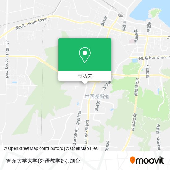 鲁东大学大学(外语教学部)地图