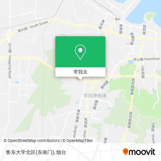 鲁东大学北区(东南门)地图