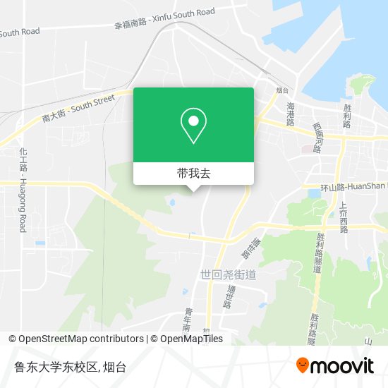 鲁东大学东校区地图