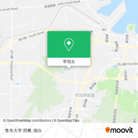 鲁东大学 四餐地图