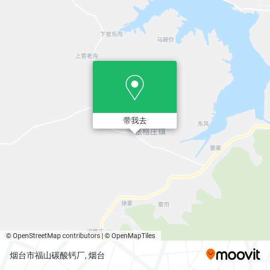 烟台市福山碳酸钙厂地图