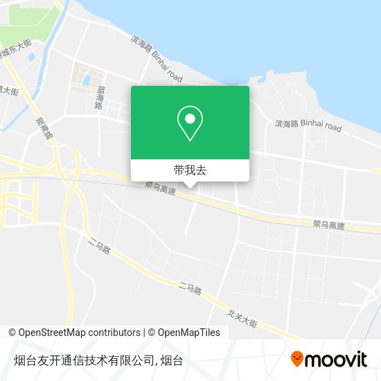 烟台友开通信技术有限公司地图