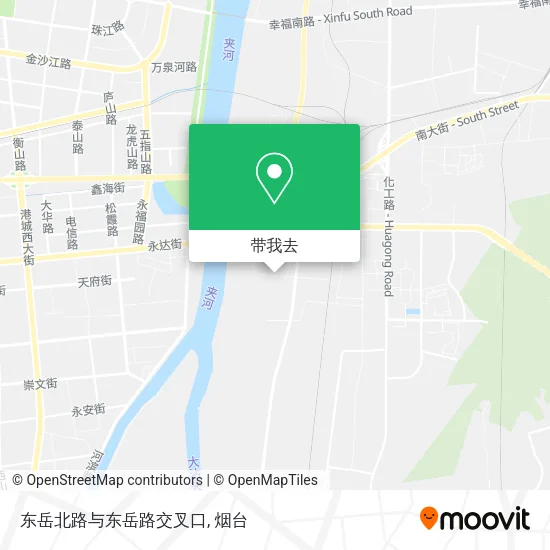 东岳北路与东岳路交叉口地图