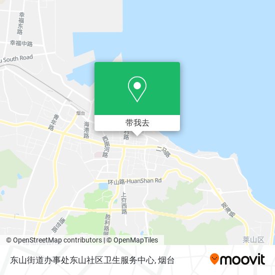 东山街道办事处东山社区卫生服务中心地图