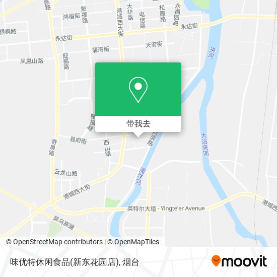 味优特休闲食品(新东花园店)地图