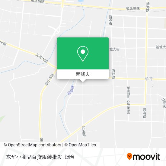 东华小商品百货服装批发地图