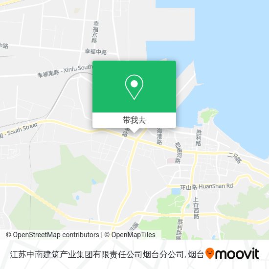 江苏中南建筑产业集团有限责任公司烟台分公司地图